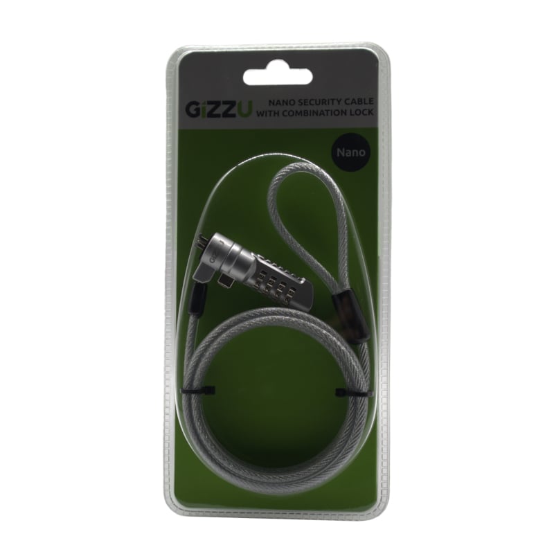 GIZZU 1.8m Nano Combination Lock Security Cable-1