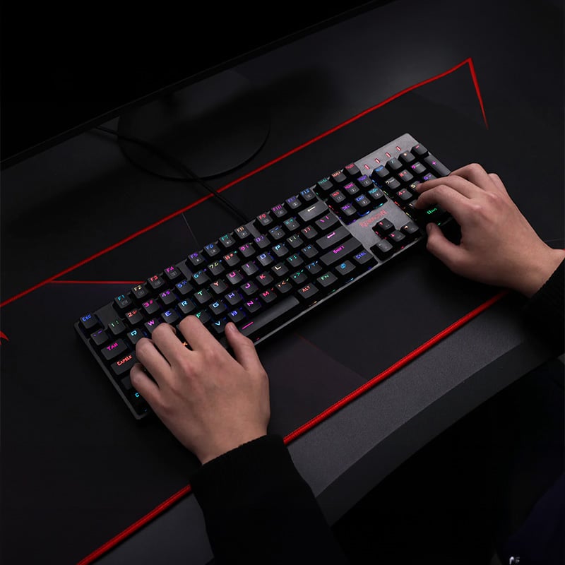 REDRAGON SURARA MECHANICAL RGB Gaming Keyboard - Black-4