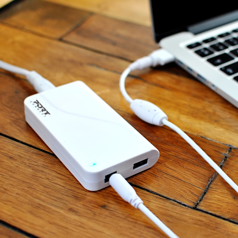 Port Connect 60W Apple MacBook Power Supply with USB 2.1A port-2