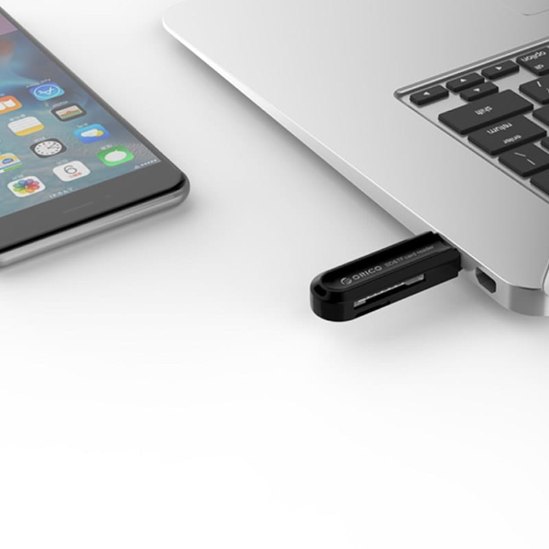 ORICO USB3.0 TF/SD Card Reader - Black-2