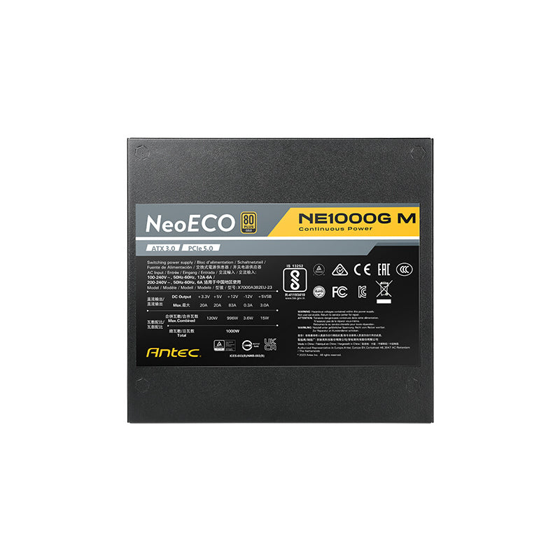 Antec NeoEco Series 1000W GEN5 80 Plus Gold Fully Modular-8
