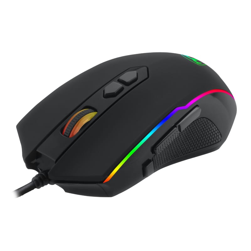 T-Dagger Sergeant 4800DPI 9 Button|180cm Cable|Ambi-Design|RGB Backlit Gaming Mouse - Black-1