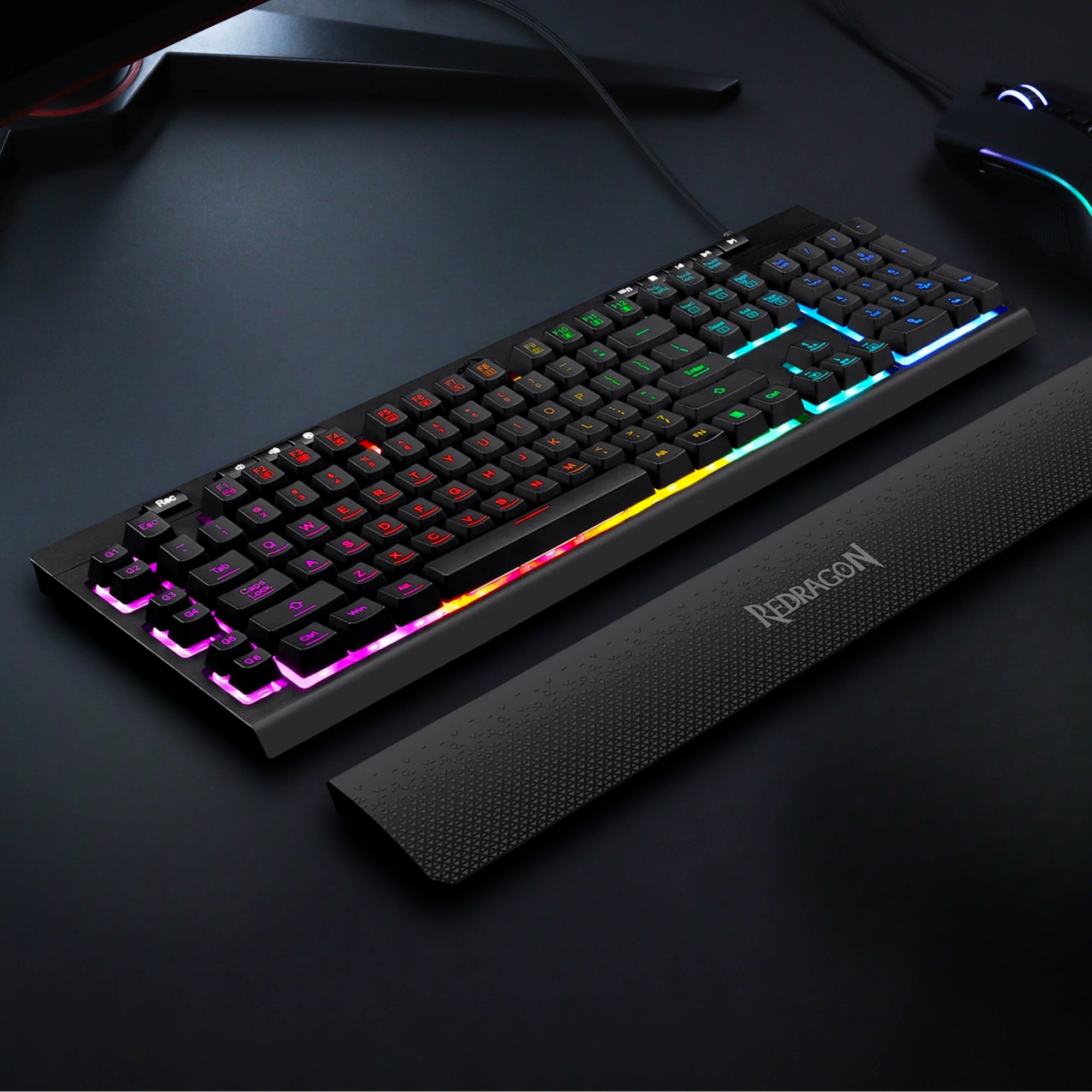 REDRAGON SHIVA Membrane Keyboard - Black-3