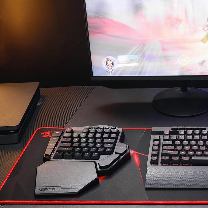 REDRAGON Diti Elite One-Handed RGB Wireless Mechanical Gaming Keyboard - Black-4