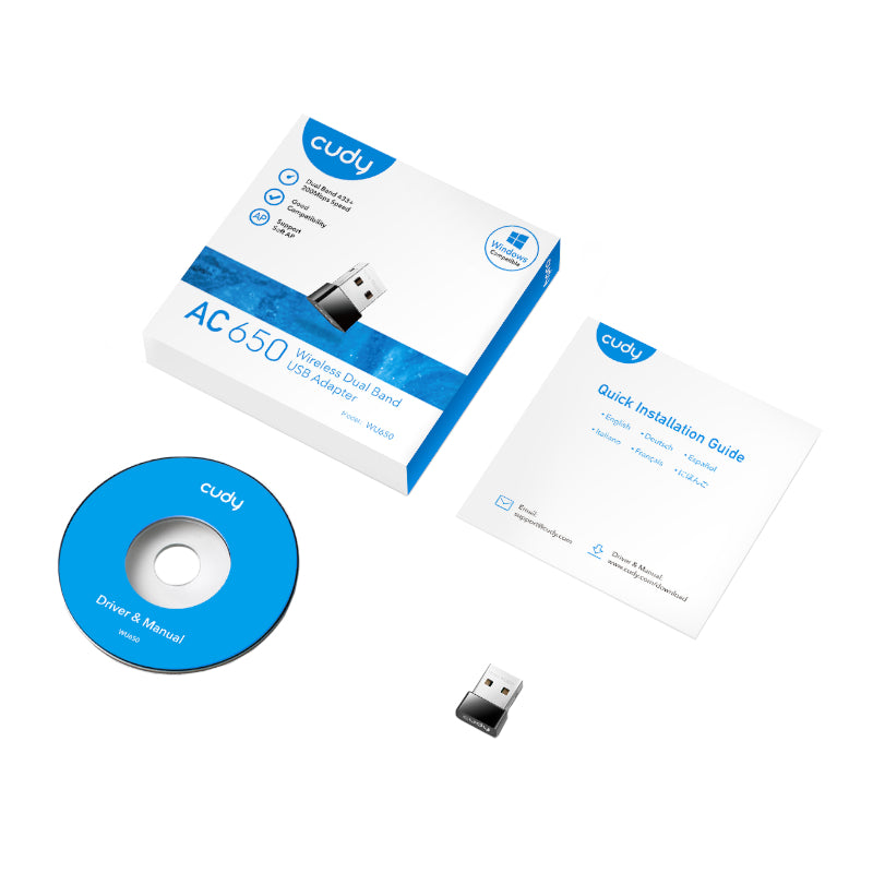 Cudy AC650 WiFi Mini USB Adapter-4