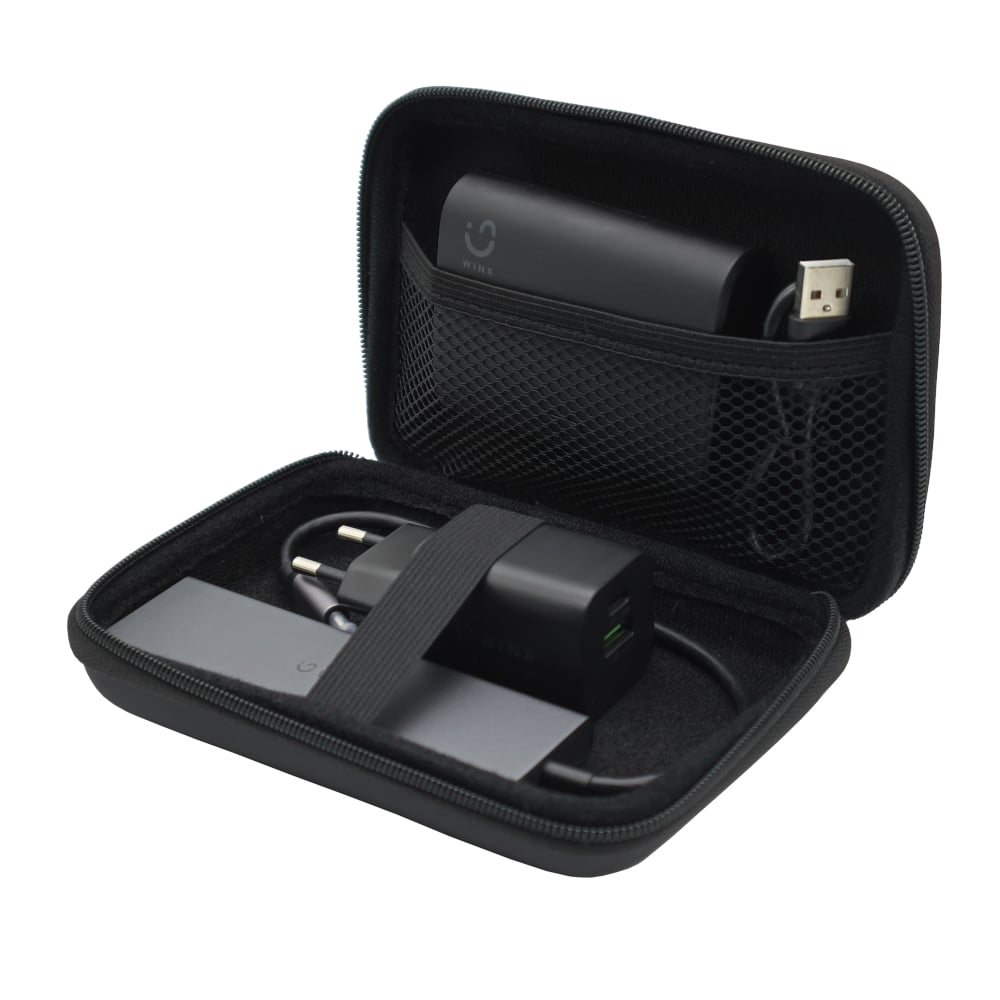 Winx Go Rugged Hardhsell Protective Carry Case - Black-0
