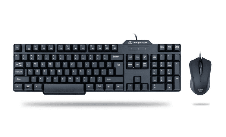 GoFreetech Wired KB/MOUSE Combo - Black-1