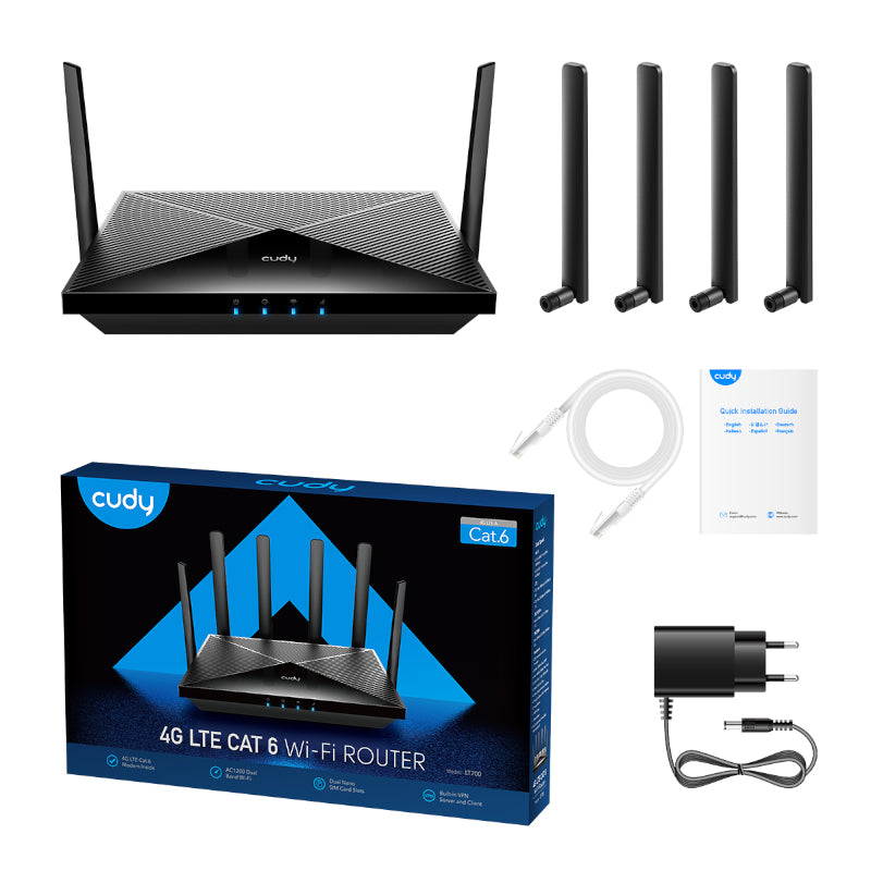 Cudy AC1200 WiFi 4G LTE Cat6 Gigabit Router-4