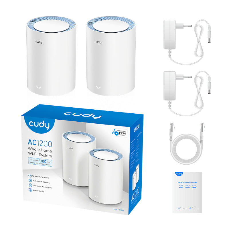 Cudy AC1200 Wi-Fi Mesh Kit 2 Pack-4