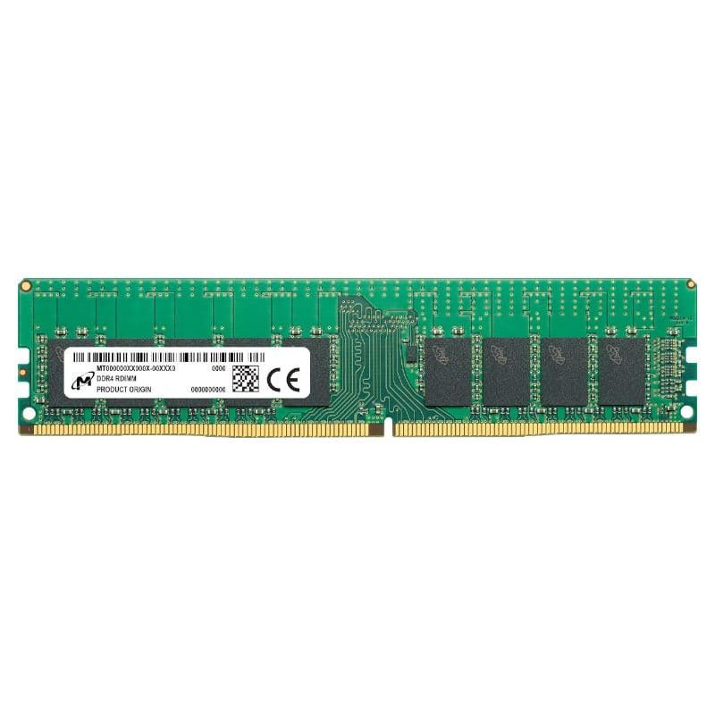 Micron MTA18ASF2G72PZ-3G2R1R 16GB 3200Mhz DDR4 RDIMM Memory-0