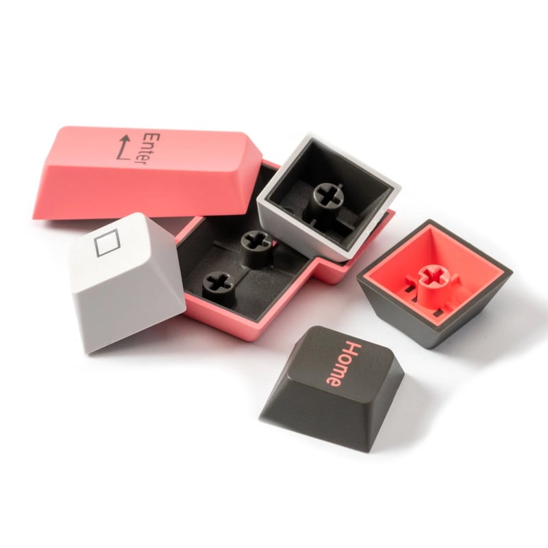 Keychron Double Shot Cherry PBT Keycap Full Keycap Set - Dolch Pink-2