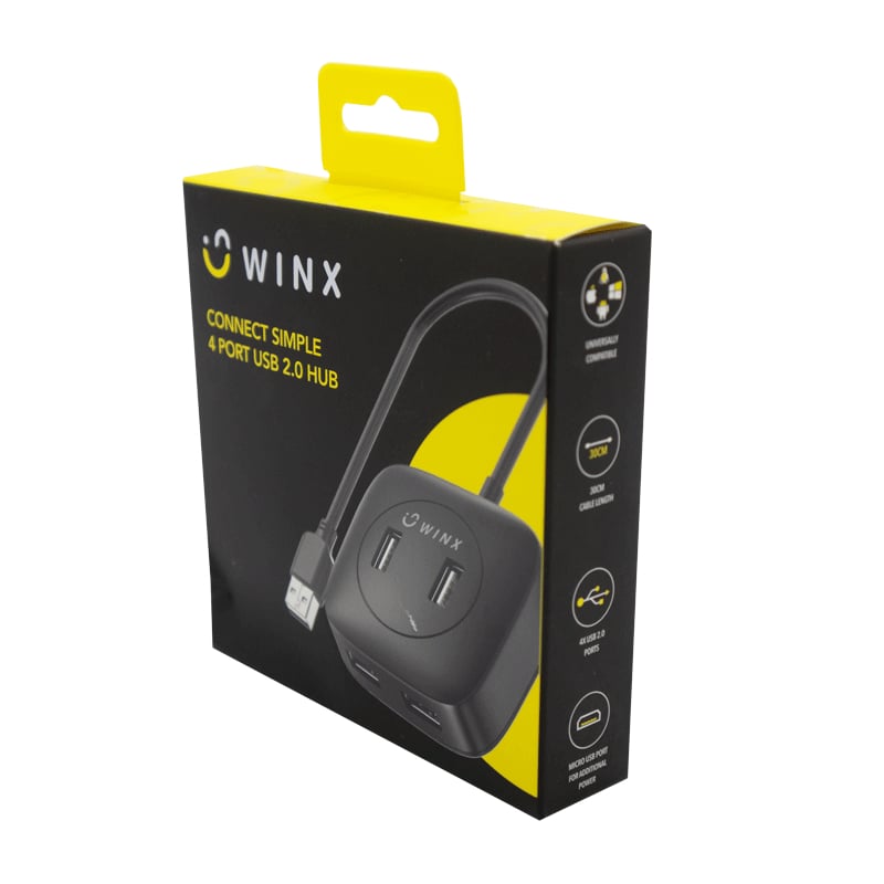 WINX CONNECT Simple USB2 4 Port Hub-3